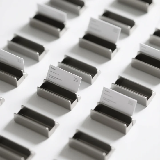 With A Pen Slot Business Card Holders